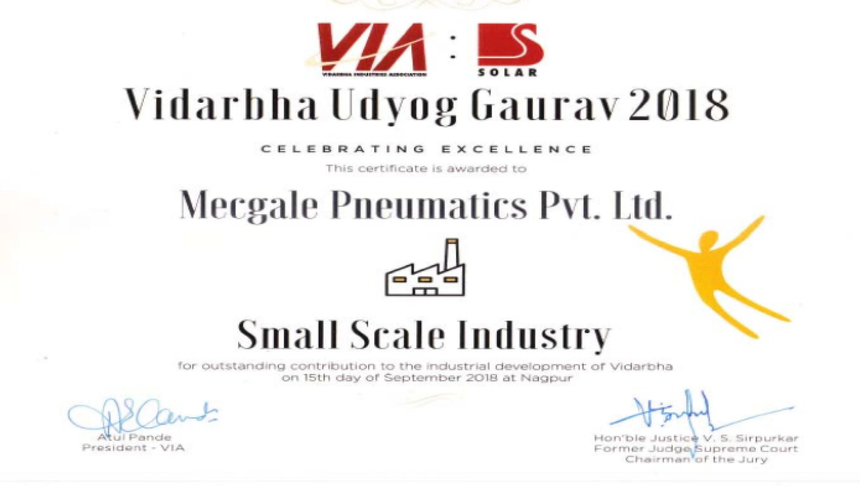 Vidharbha Udgoy Gaurav 2018 (SSI)